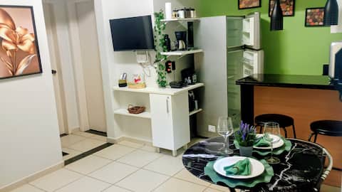Successful Airbnb property: Beautiful Flat in Aldeia das Águas, overlooking the pool in Barra Do Piraí