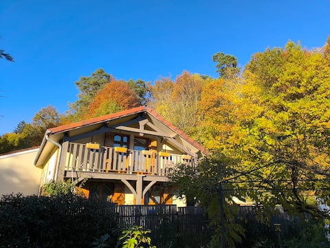 3* chalet, lake, fishing, animals, WIFI, beds made