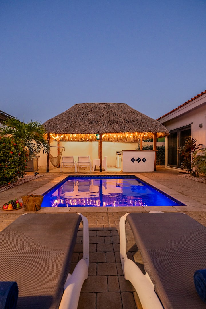 Villa Dushi-private Pool|palapa|bbq|close To Beach - Aruba