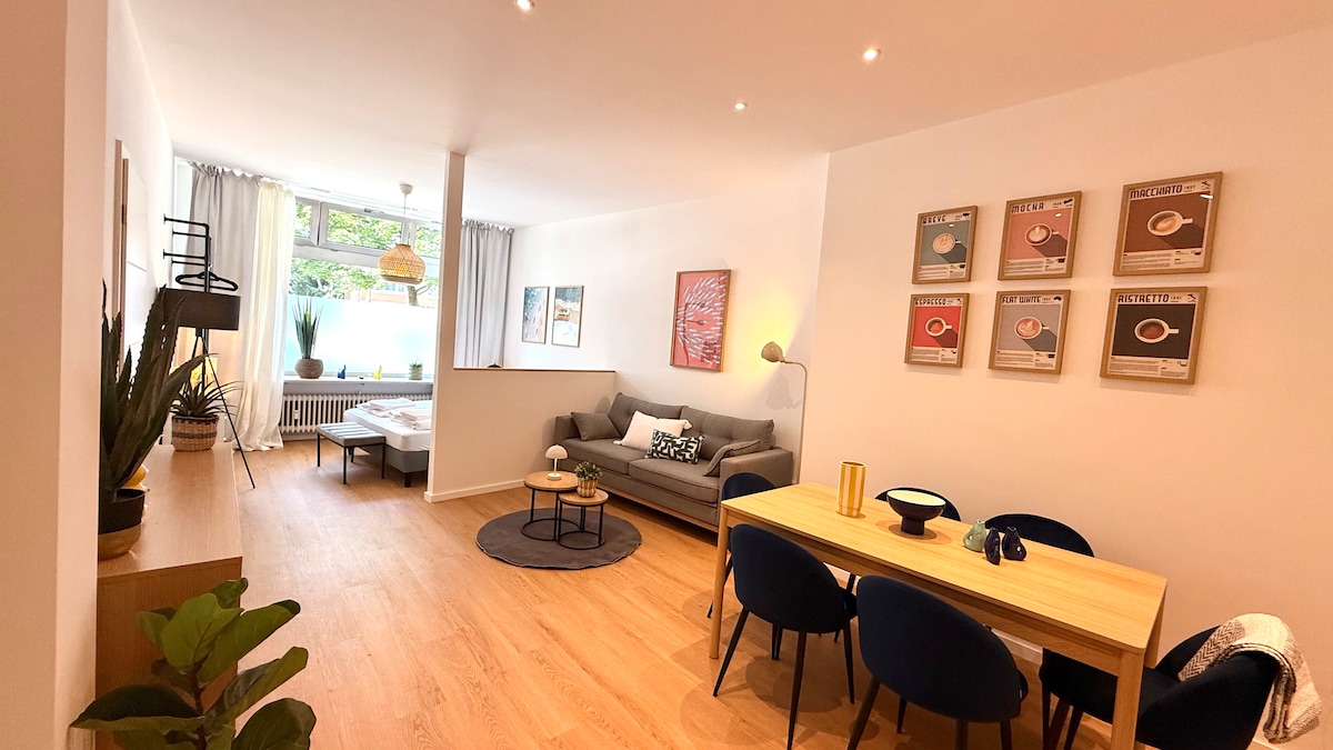 BeckHomes Munich K1: new central studio apartment with 2 bedrooms