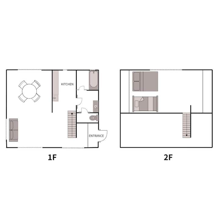 45 Min To Fukuoka Airport & Hakata|cozy Log Cabin - 唐津市