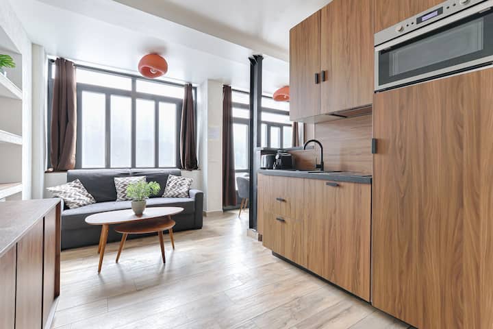 Appartement 2br Canal Saint Martin Bail Mobilité - Île-de-France