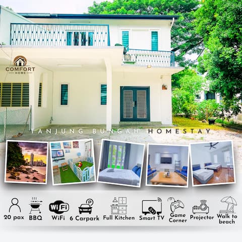 Tanjung Bungah Semi-D | Beach | 20 Pax | 6 Cars