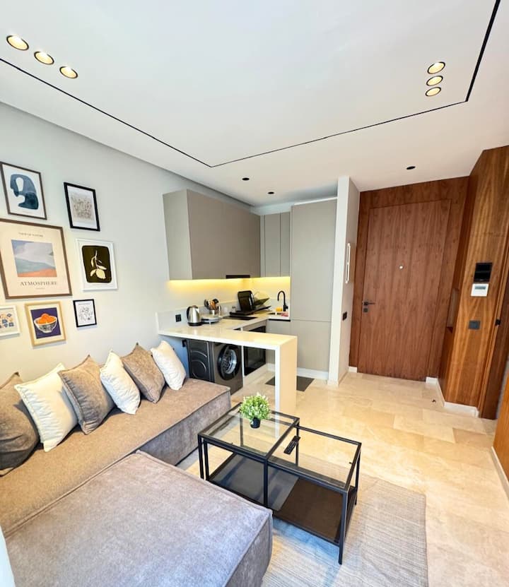 Studio Chic Avec Terrasse - Les Princesses/maarif - Casablanca