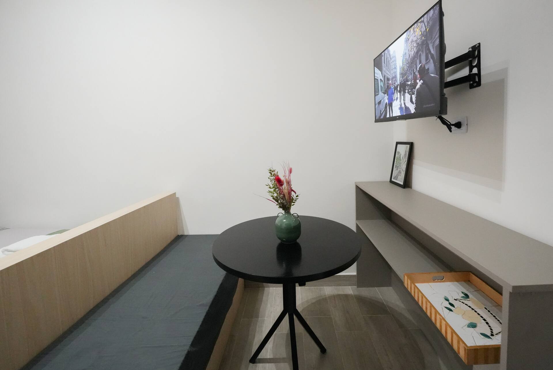 Departamento de 2 ambientes en San Nicolás con patio, TV Smart y aire acondicionado