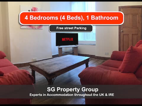 Top Airbnb: Walthall House by SG of Crewe (4 beds, 4 rooms) in Crewe
