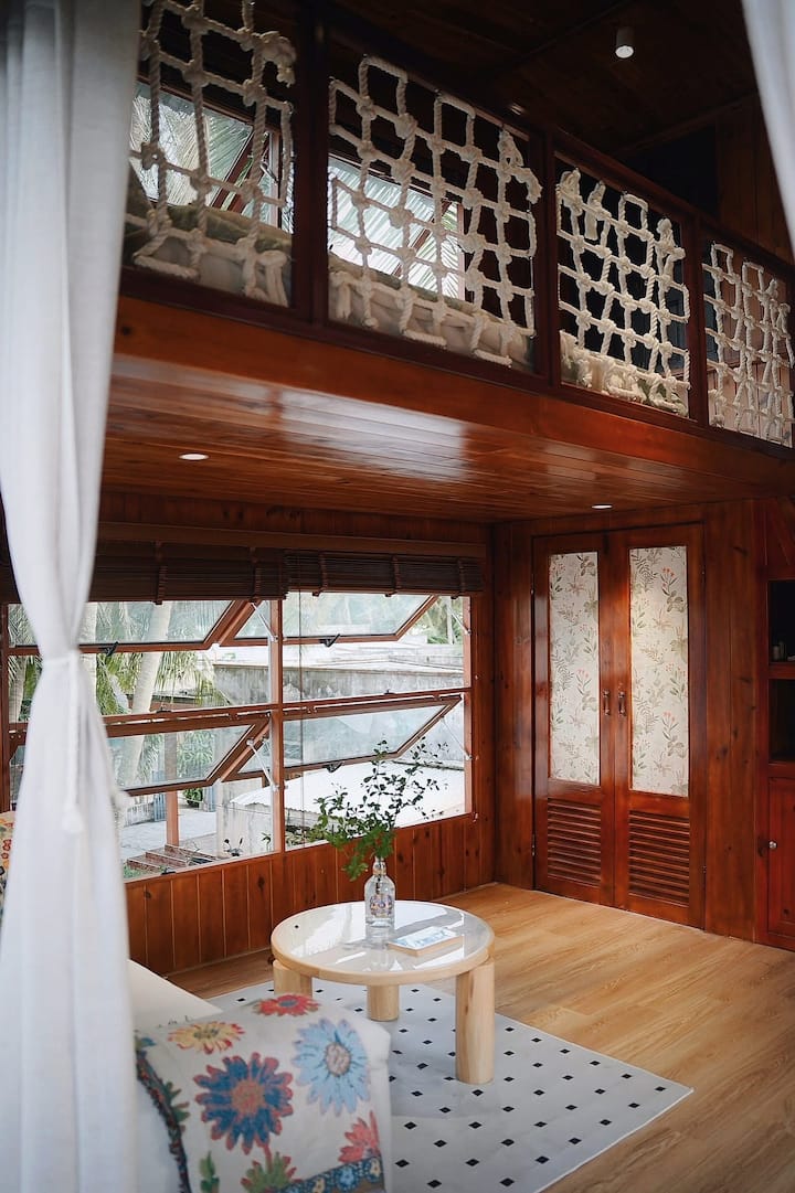 Nhà Gỗ View Biển Vịnh Hòa - Bình Yên & Riêng Tư - Sông Cầu