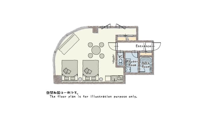 Renovated/wifi/tsutenkaku Tower/shinsekai/namba - Japan