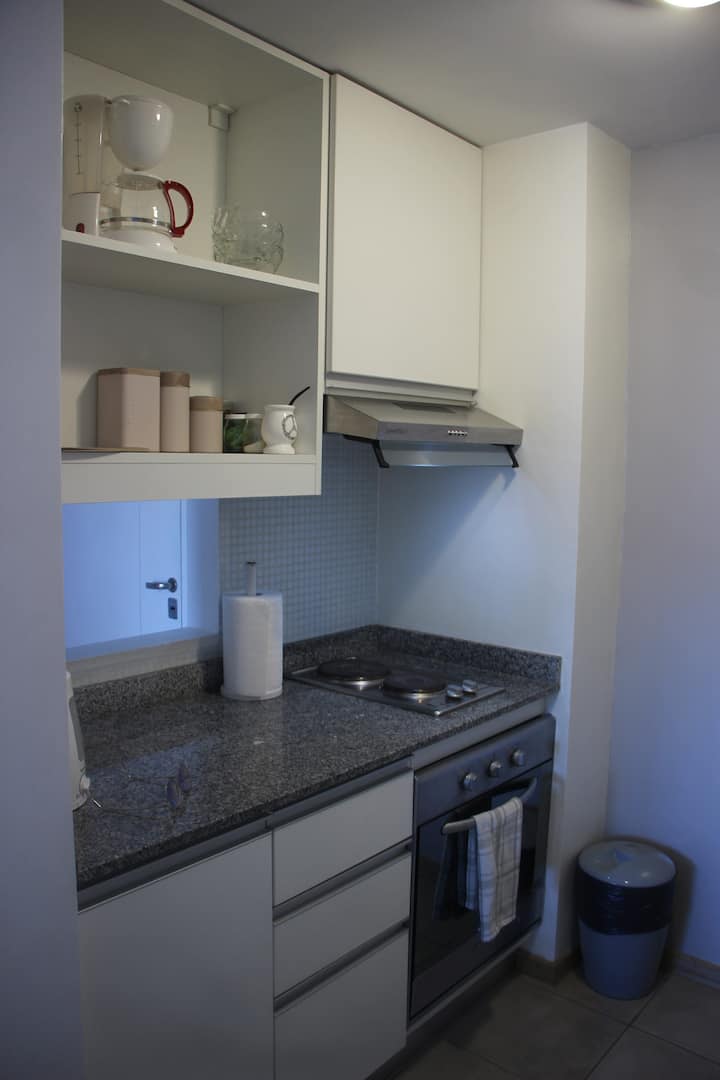 Studio amoblado en Villa Urquiza con balcón