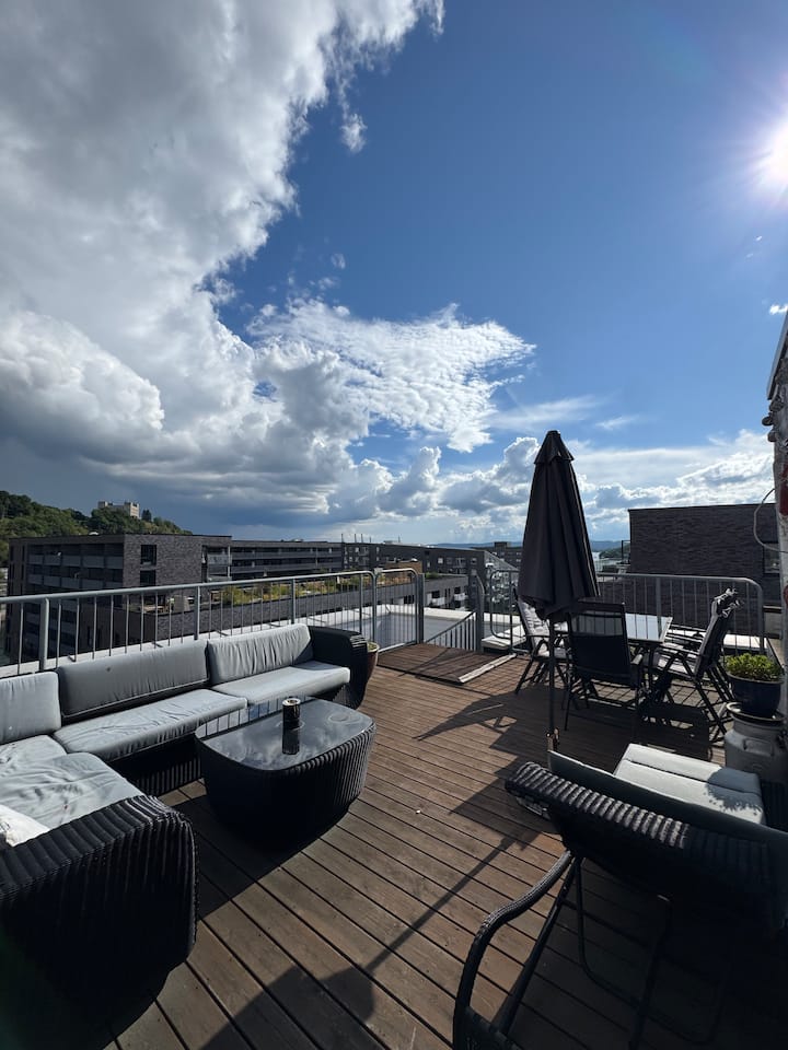 Sørenga Med Privat Takterrasse - Oslo
