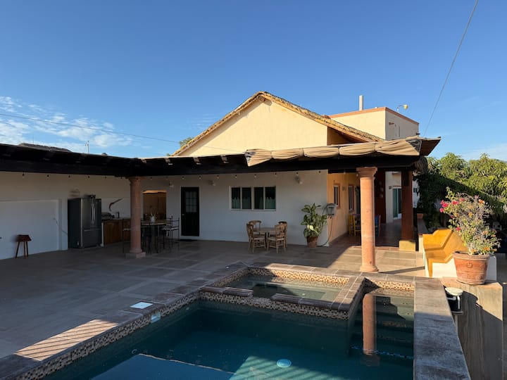 Home With Ocean View & Private Pool In Losbarriles - Los Barriles