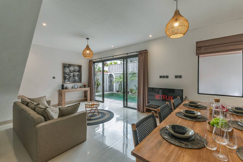 A small modern villa with a games room, South Kuta, Bali, Indonesia, photo 1 of 10