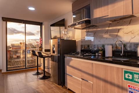 Popular Airbnb listing: new fully equipped 501 nice view balcony in Puente Aranda