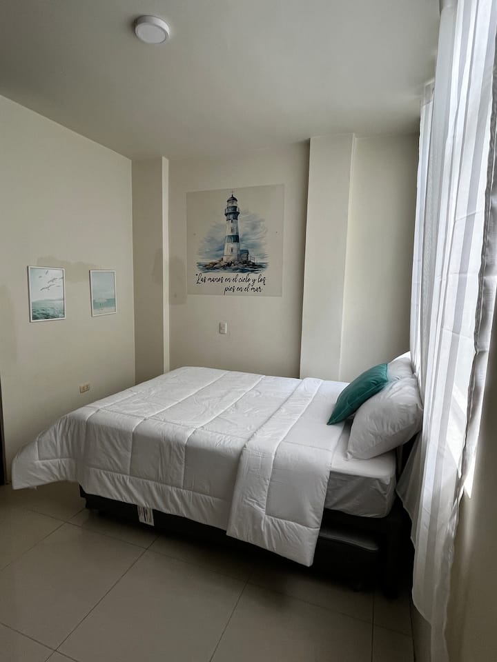 Acogedora habitación en dónde podrás descansar comodamente