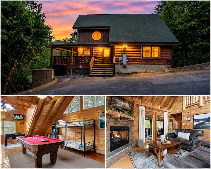 Fall Smoky Escape | Hot Tub, Pools, Mini Golf - Pigeon Forge, TN