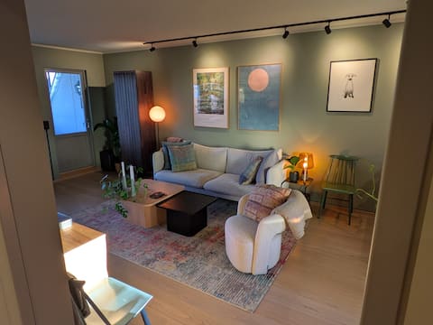 Successful Airbnb property: Delicate three-room apartment in the middle of the city center in Hamar