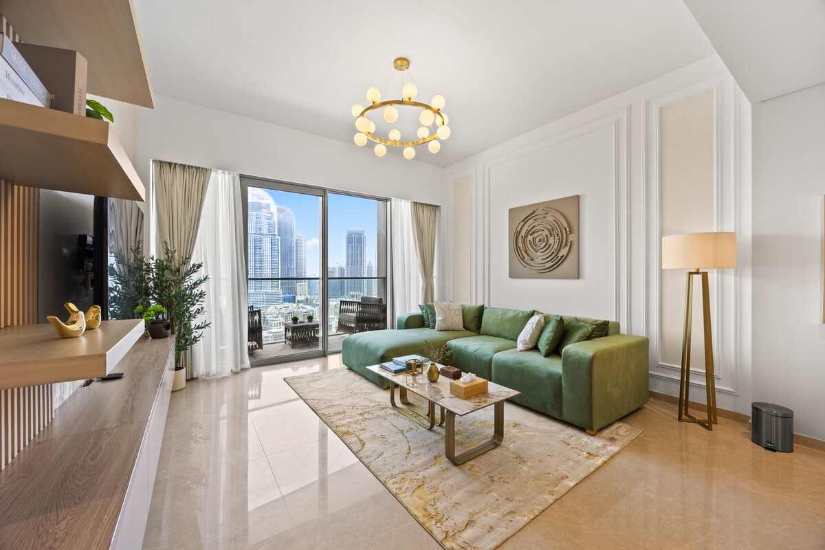 2 Bedroom Furnished Apartment with Fountain View | Grande Signature Residences 3