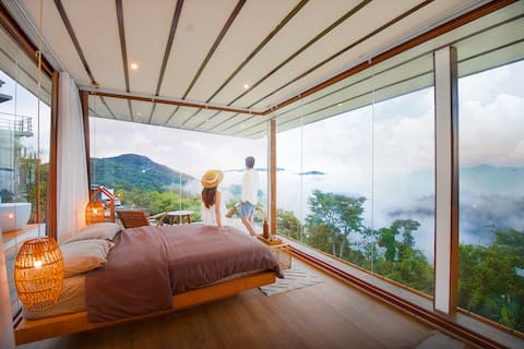 La-ong Fah 2 house, air conditioning, bathtub, mountain view