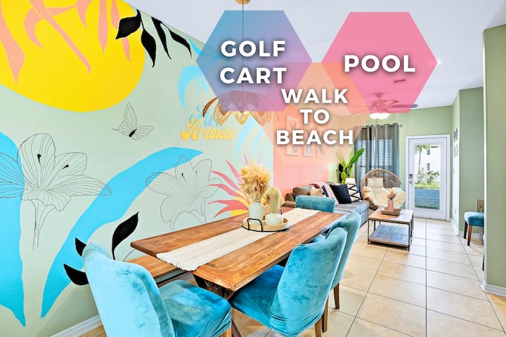 Walk To Beach • Pool • Golf Cart • Grill • Pets - Port Aransas, TX