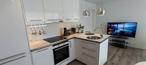 Successful Airbnb property: Cozy apartment in Mandal in Lindesnes