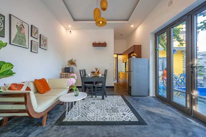 Free Pu, 7' To Beach, Entire Pool Villa W/kitchen - Hội An