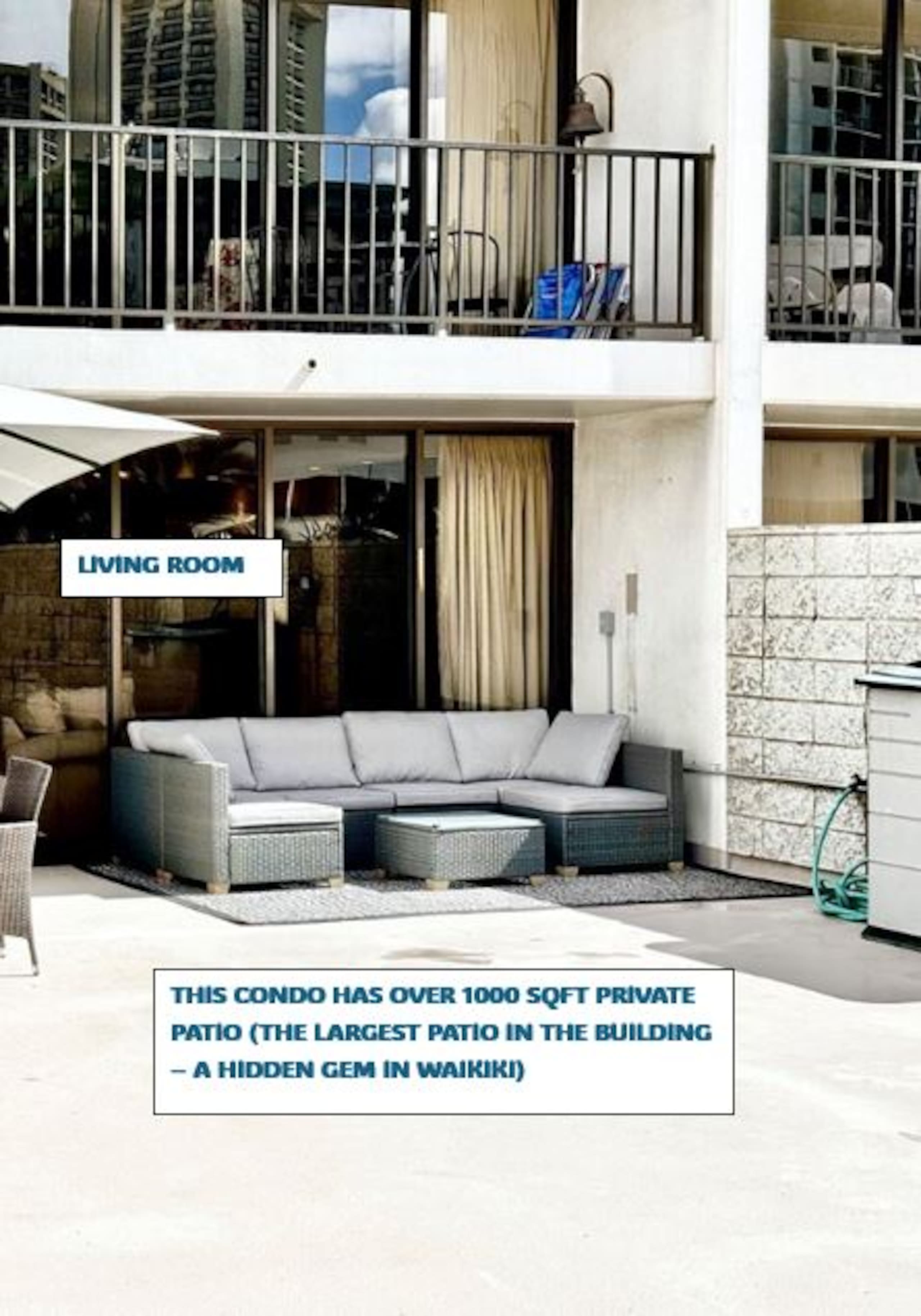 Huge patio | Luxury | Washer | Free park | 5'Beach - Image 19