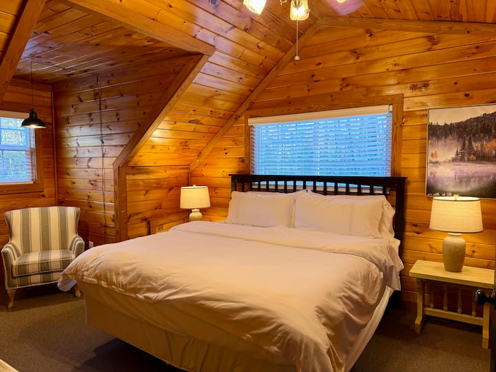 Apartmán s manželskou posteľou na poschodí 