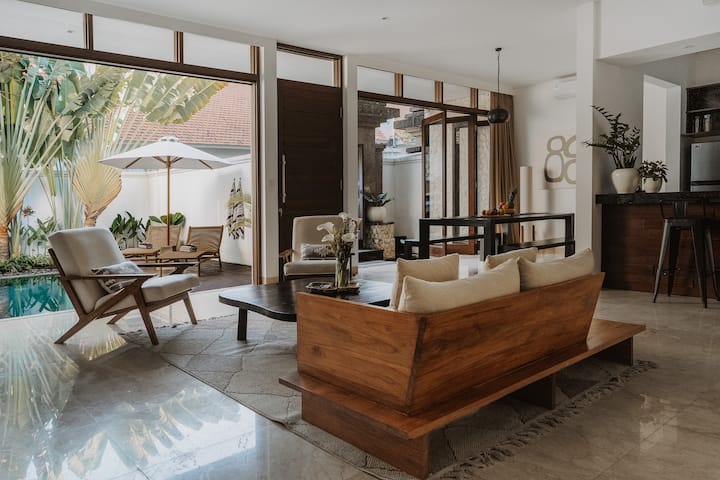 Central Berawa Canggu 2br W Pool - 5 Mins Beach - Canggu