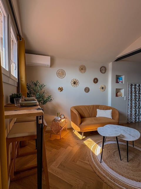 Annonce Airbnb populaire: Charming renovated 2-room apartment with sea view à Villefranche Sur Mer
