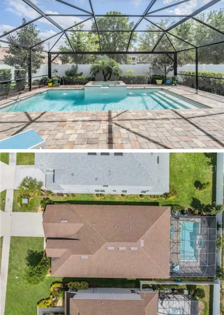 Luxury Pool Home | Outdoor Kitchen+hot Tub | Park - San Antonio, FL