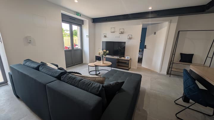 Appart Jacuzzi & Jardin 15 Min Saint-malo – 8 Pers - Plouër-sur-Rance