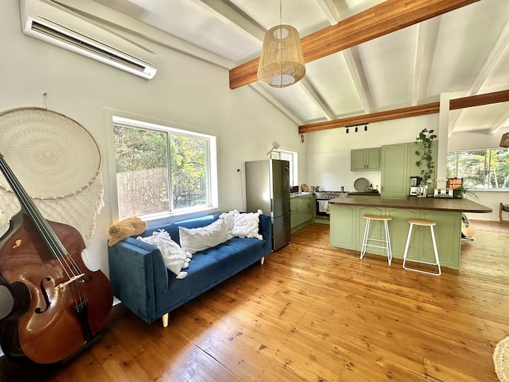 5 Acre Rainforest Retreat- River- Sauna - Glamping - Brunswick Heads