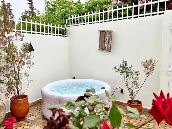 Authentique Décoration Marocaine Jaccuzi Privée - Agadir