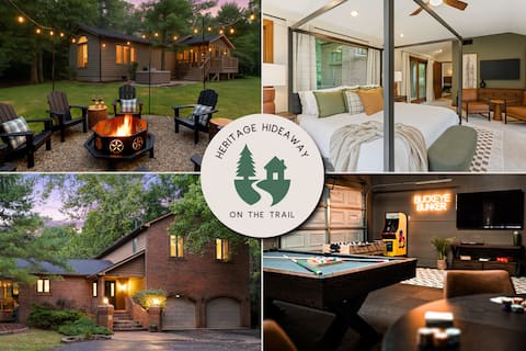 Heritage Hideaway- Game Room | Firepit | Hot Tub