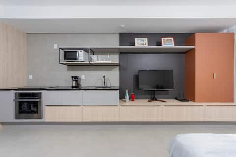Popular Airbnb listing: Modern Studio with Comfort in Trindade