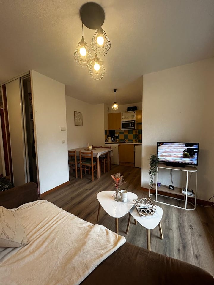 Appartement T 2 Pour 4 Personnes, Plein Centre - Saint-François-Longchamp