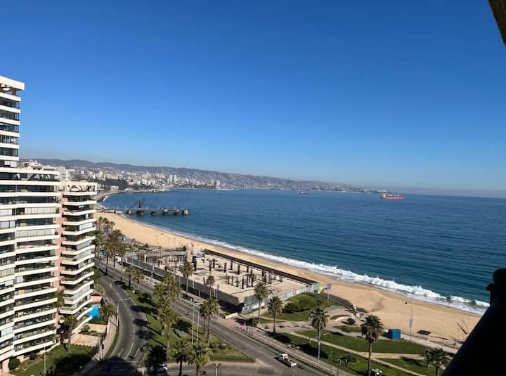 Viña Del Mar: Frente Al Mar Y Excelente Ubicación - 瓦爾帕萊索