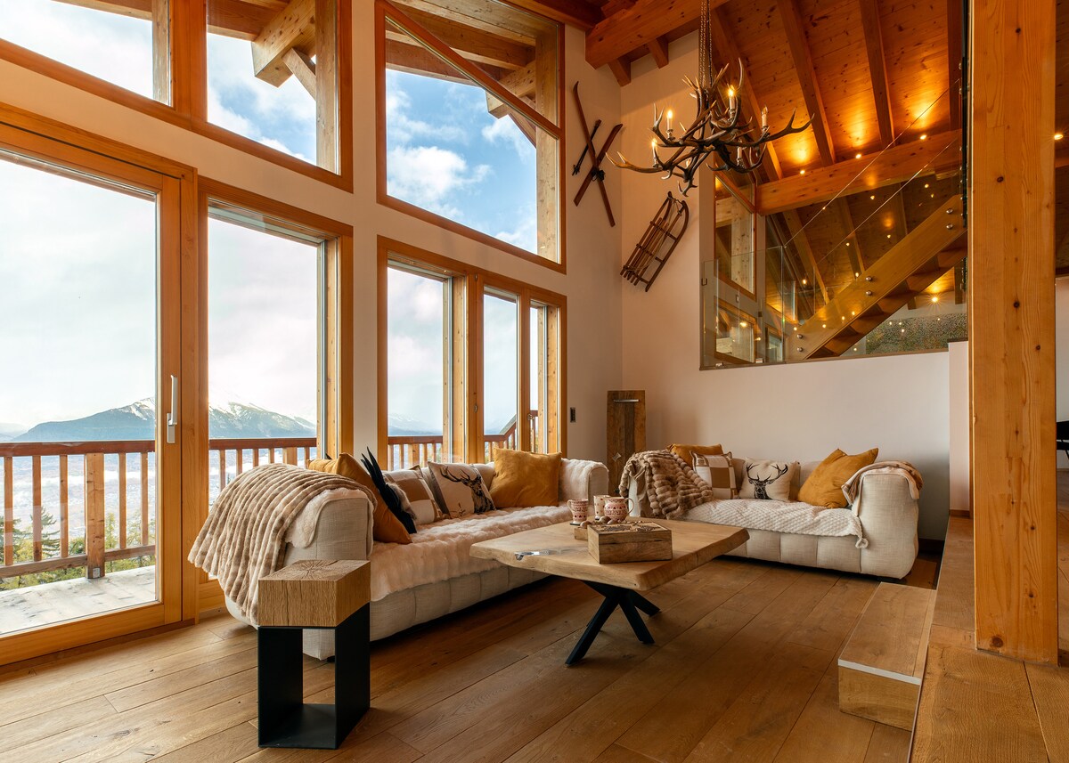 Top Airbnb: Luxury Chalet Sonas in Veysonnaz in Nendaz