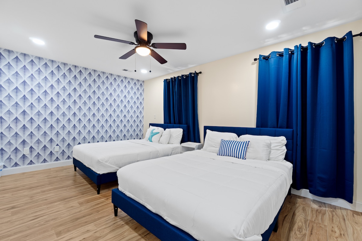 Spavaća soba 1 s 2 bračna kreveta