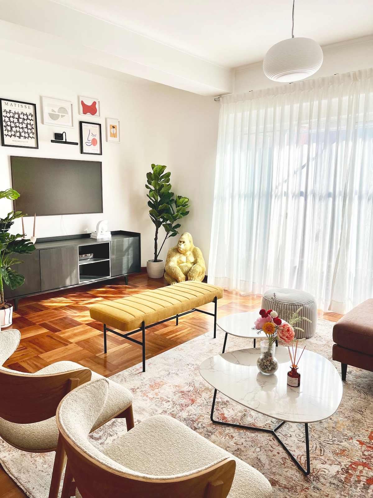 Spacious and beautiful apartment in Barrio Lastarria