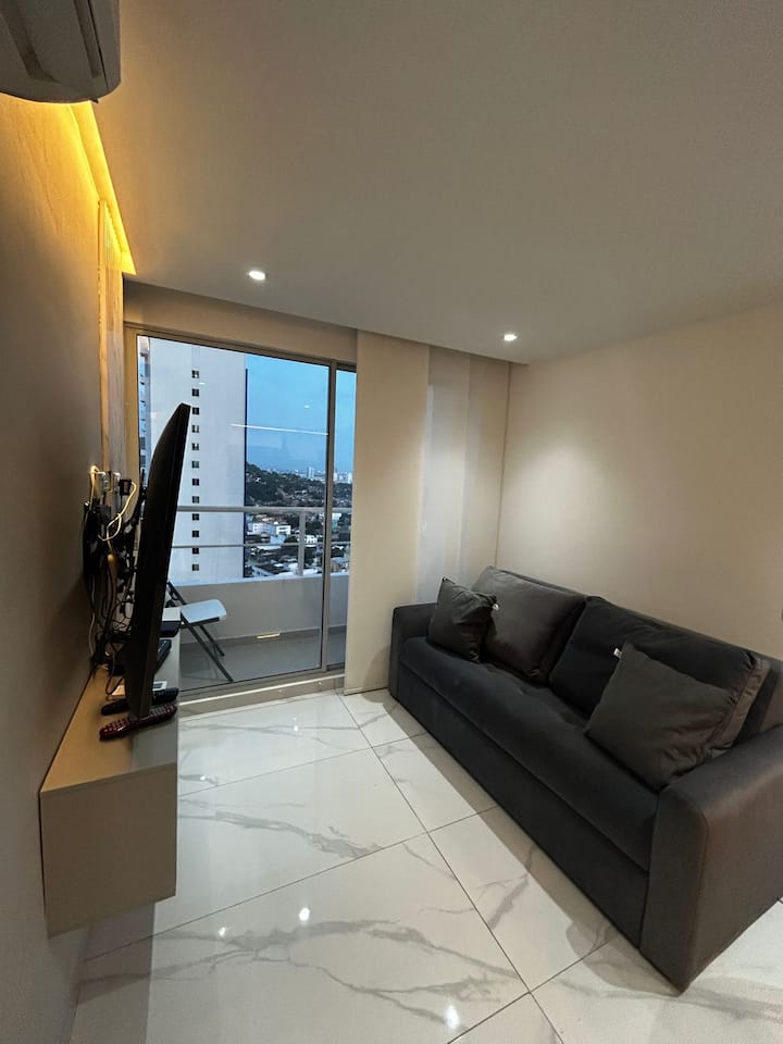 Piso 26 Con Vista Panorámica 2 Min Playa Marbella - Cartagena