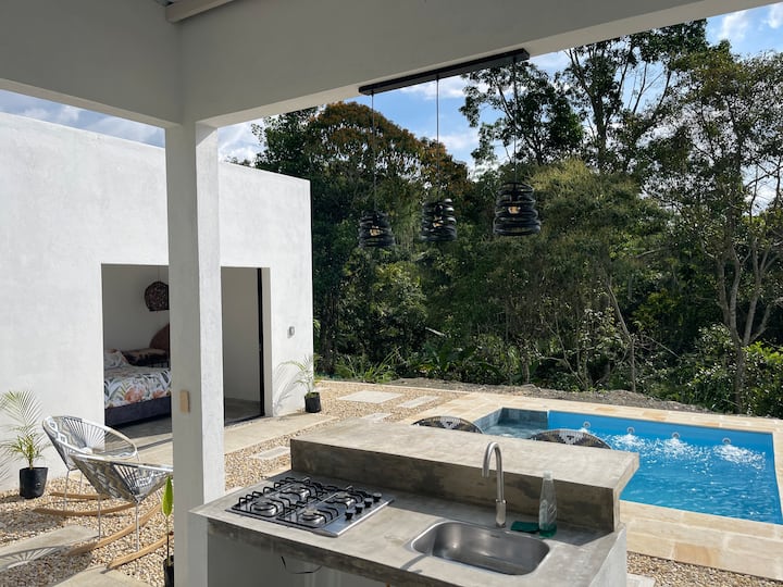 Cabaña Privada Con Piscina Y Vista En Nimaima - Nocaima