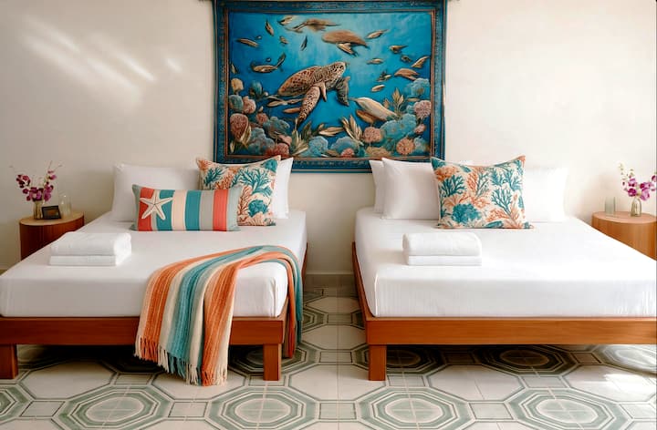 Wake up refreshed here — a quiet peaceful morning awaits you after every night of restful sleep here in paradise.
