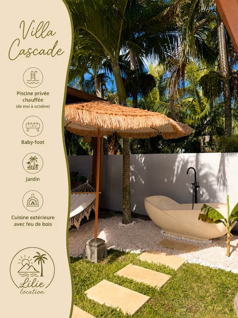 Lilie Location Cascade River Heated pool