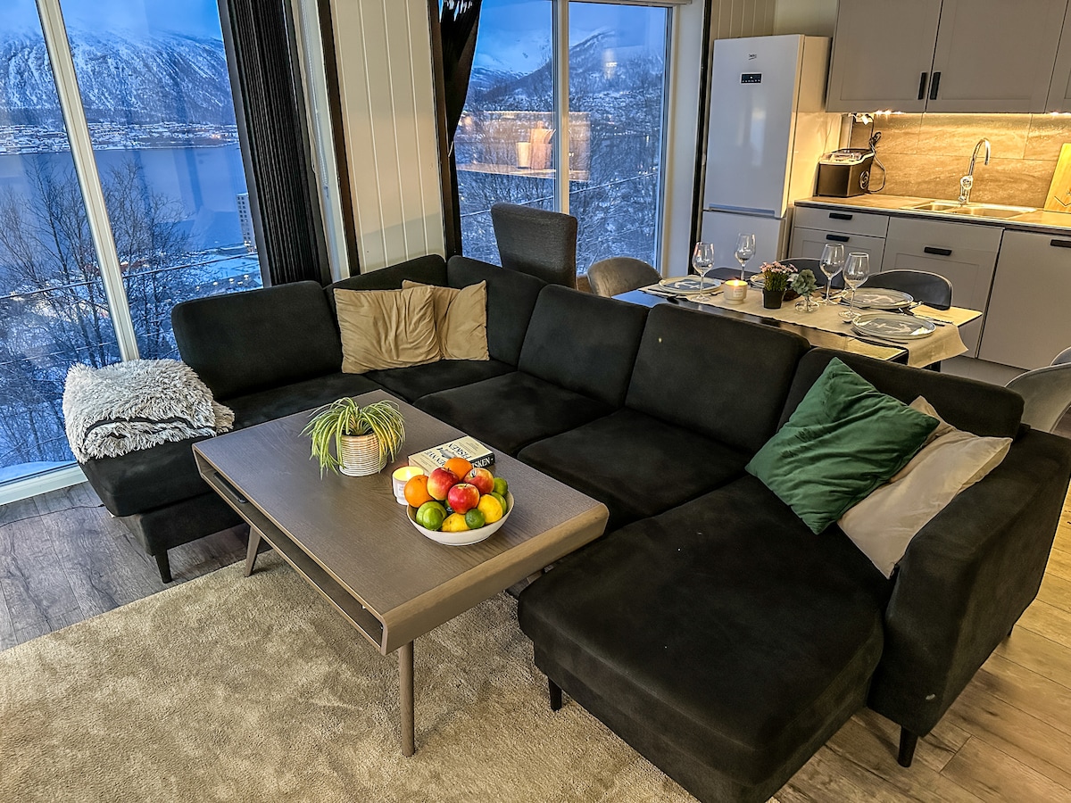 View of Modern Fjord View Apartment - Apartments for Rent in Tromsø, Troms ...