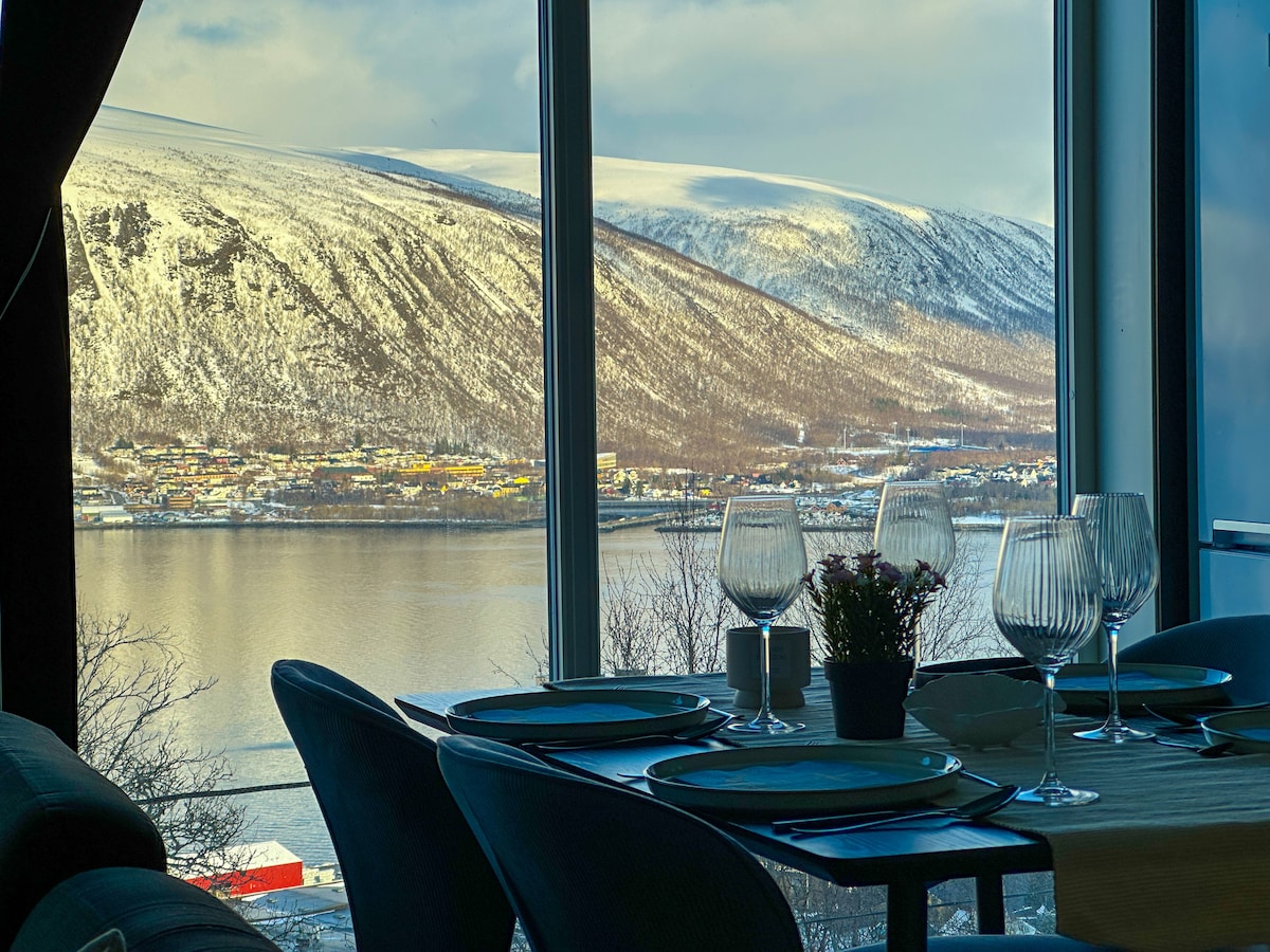 View of Modern Fjord View Apartment - Apartments for Rent in Tromsø, Troms ...