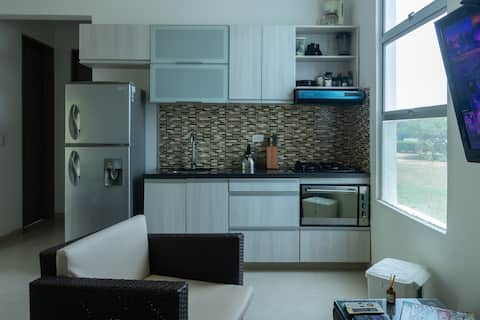 Popular Airbnb listing: 2 Bedrooms | Jacuzzi | Access to the Beach + Pools in Tubará