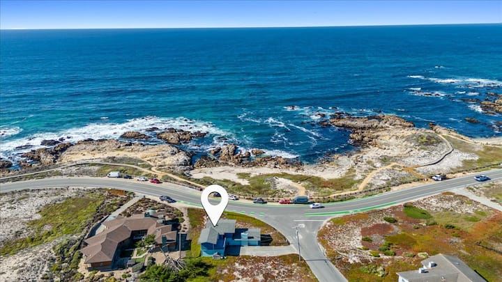 3976 Beach House On Asilomar~ Oceanfront View Home - Monterey
