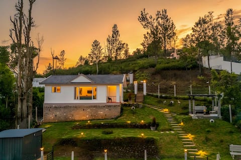 2BHK Rustling Pine – Bonfire, BBQ & Lawn
