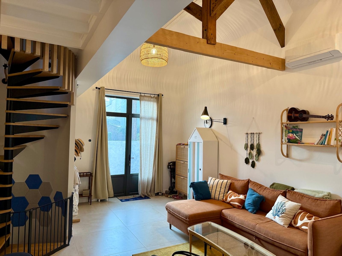 Top performing Airbnb: Beach 5 min walk, quality renovation in La Baule Escoublac